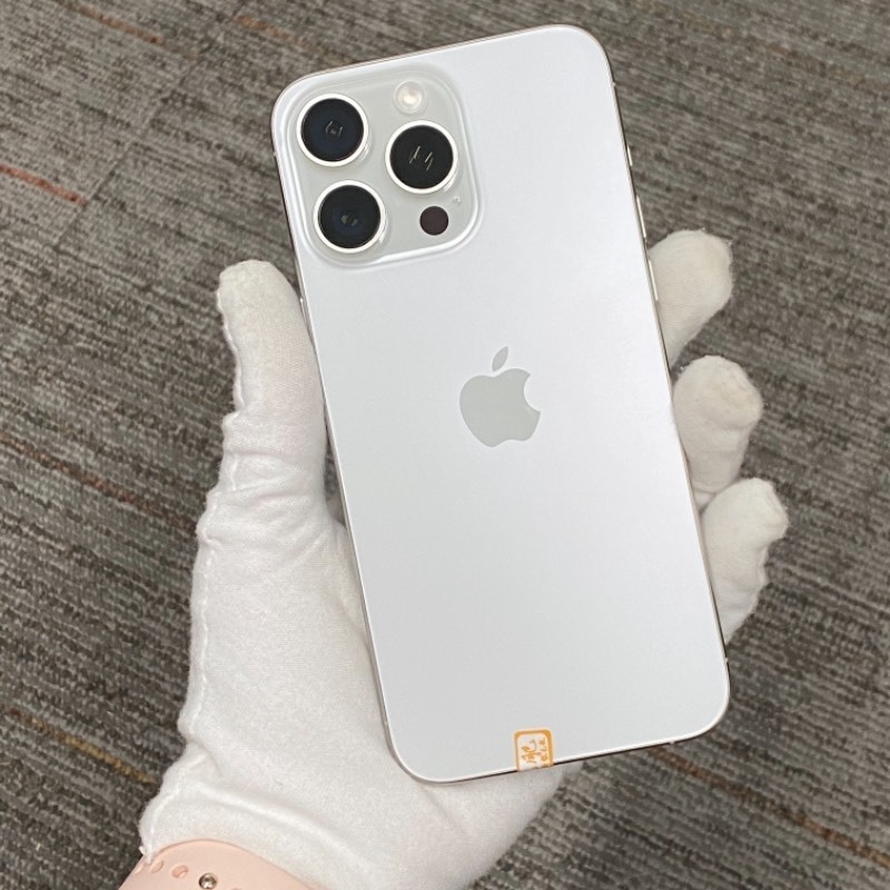 95新 苹果/iPhone 15 Pro Max 256GB 白色钛金属 无锁版 编号29323 