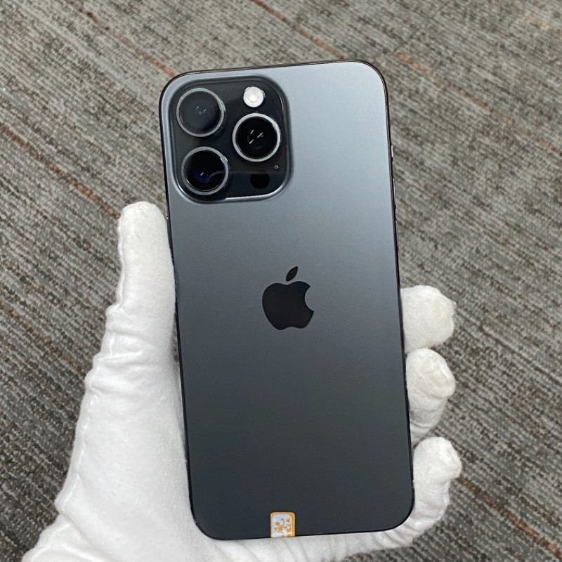93新 苹果/iPhone 15 Pro Max 256GB 黑色钛金属 sim卡限制SPE 编号46240 