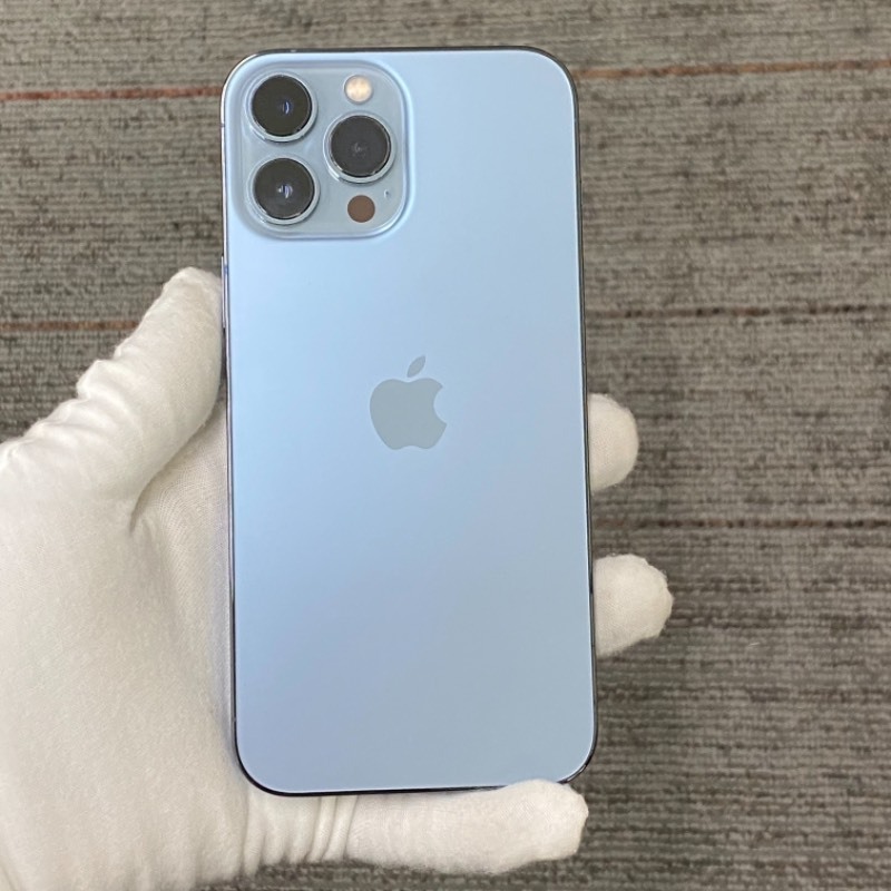 93新 苹果/iPhone 13 Pro Max 256GB 远峰蓝色 国行 编号83078 