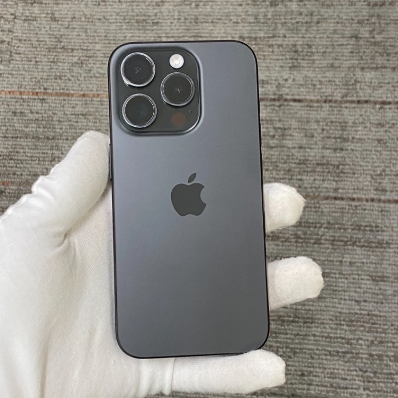 98新 苹果/iPhone 15 Pro 128GB 黑色钛金属 sim卡限制ATT 编号46274 