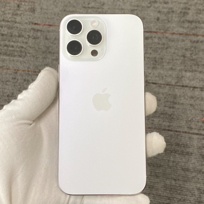 98新 苹果/iPhone 16 Pro Max 1TB 白色钛金属 sim卡限制ATT 编号38075 