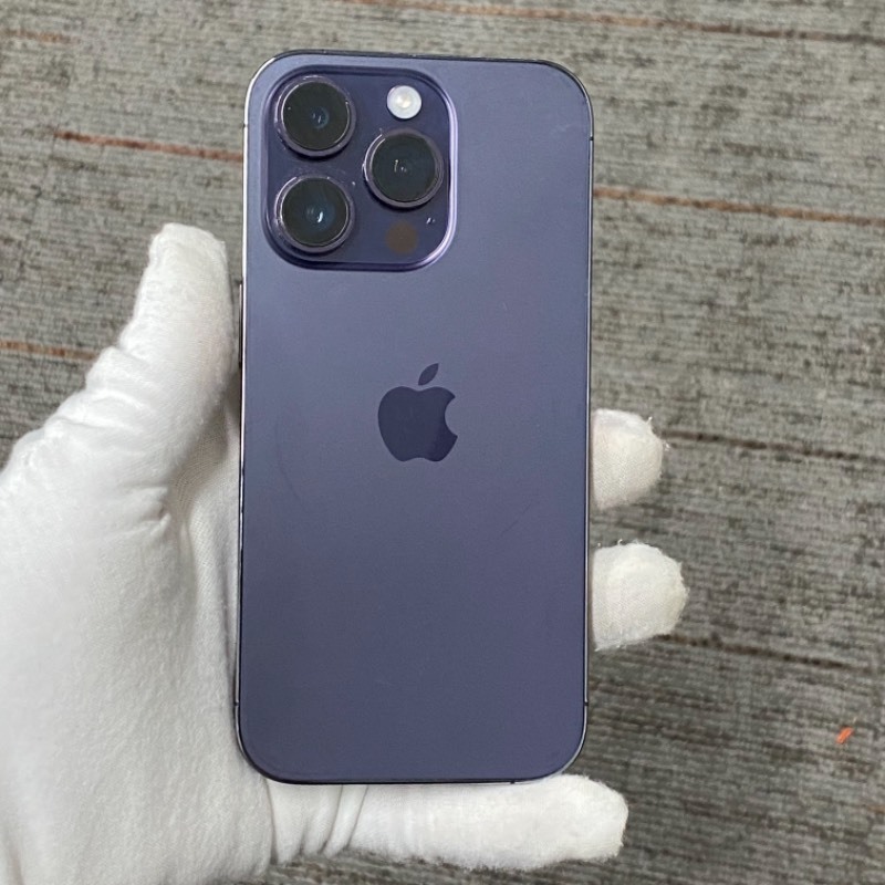 95新 苹果/iPhone 14 Pro 256GB 暗紫色 sim卡限制ATT 编号65451 