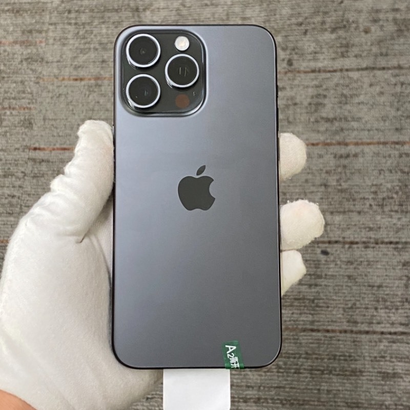98新 苹果/iPhone 15 Pro Max 256GB 黑色钛金属 sim卡限制ATT 编号76105 