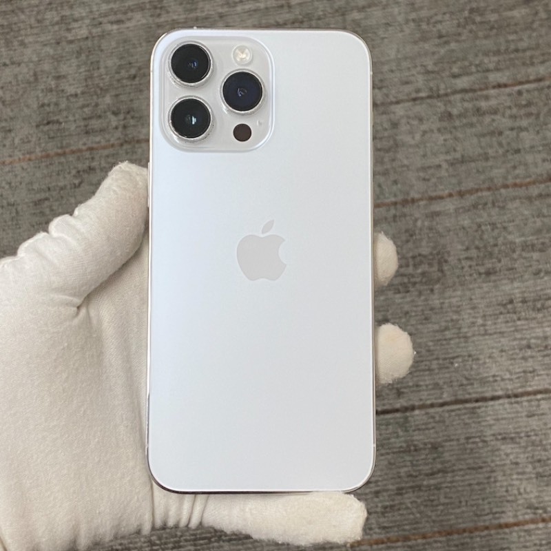 95新 苹果/iPhone 14 Pro Max 128GB 银色 无锁版 编号70609 