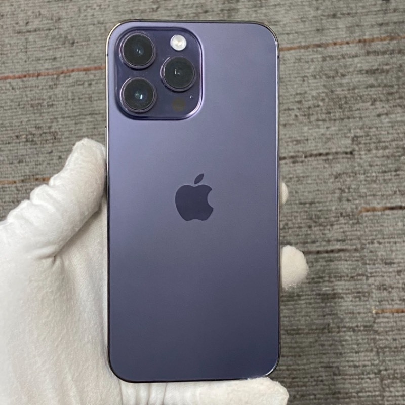 9新 苹果/iPhone 14 Pro Max 1TB 暗紫色 国行 编号57918 