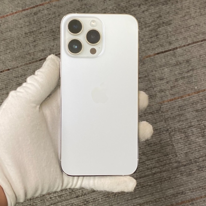 95新 苹果/iPhone 14 Pro Max 128GB 银色 sim卡限制T-Mobile 编号69241 