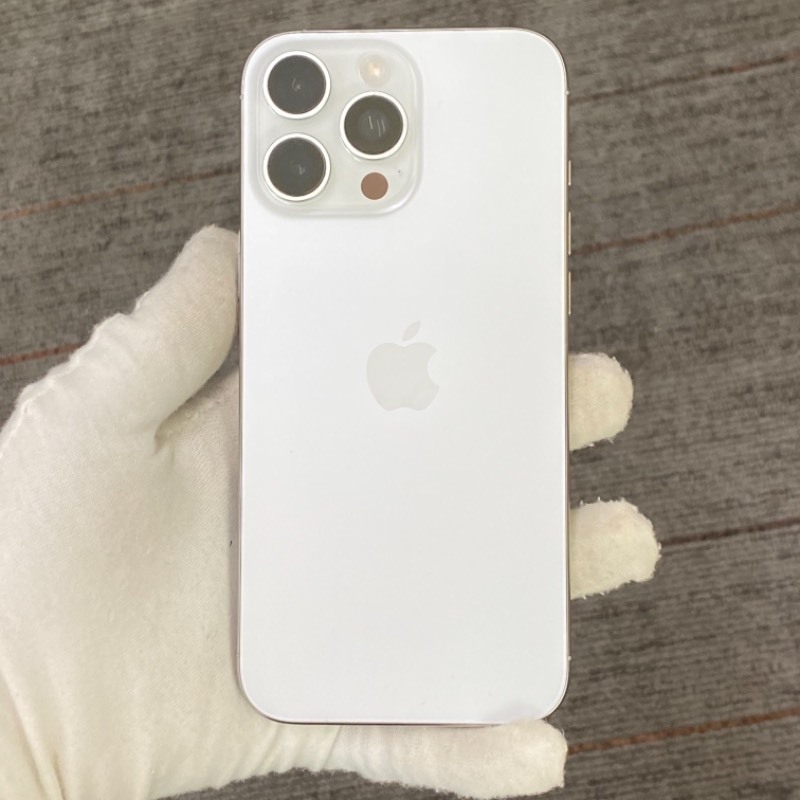 95新 苹果/iPhone 16 Pro Max 256GB 白色钛金属 sim卡限制ATT 编号47764 