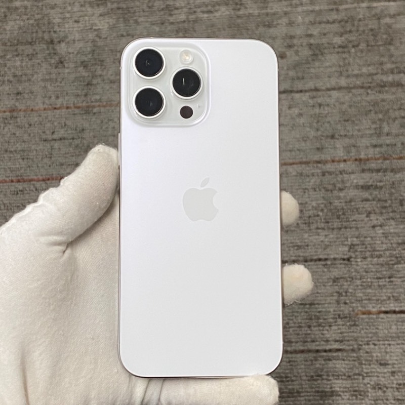 95新 苹果/iPhone 16 Pro Max 256GB 白色钛金属 无锁版 编号93464 