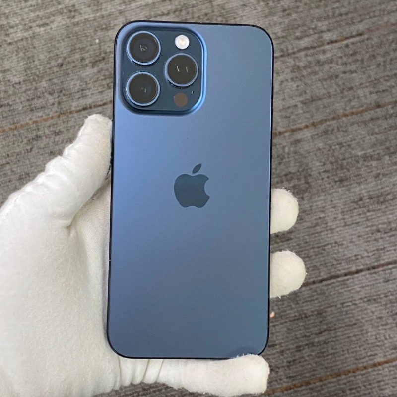 95新 苹果/iPhone 15 Pro Max 256GB 蓝色钛金属 sim卡限制T-Mobile 编号12043 