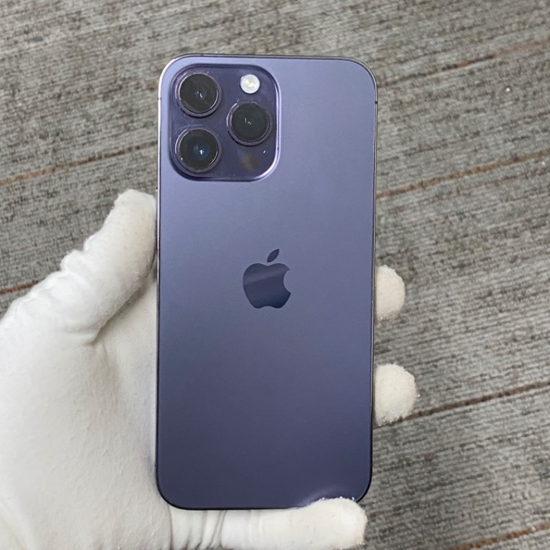 95新 苹果/iPhone 14 Pro Max 128GB 暗紫色 sim卡限制SPE 编号26447 