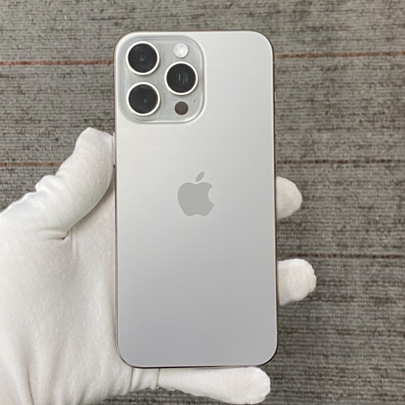 95新 苹果/iPhone 15 Pro Max 256GB 原色钛金属 国行 编号39253 