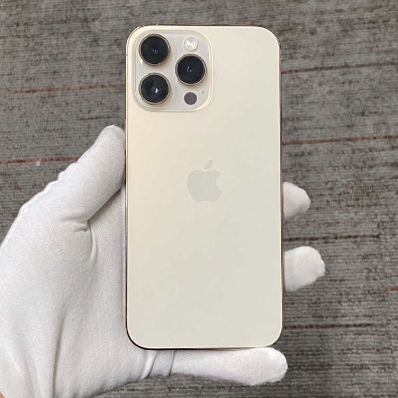 95新 苹果/iPhone 14 Pro Max 1TB 金色 sim卡限制ATT 编号99280 