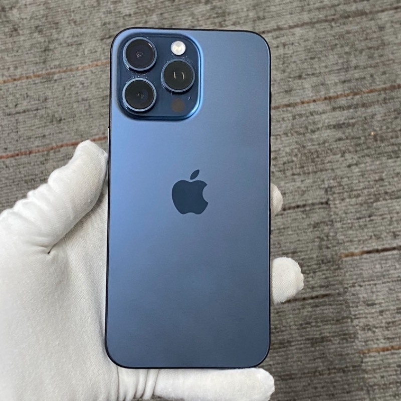 9新 苹果/iPhone 15 Pro Max 256GB 蓝色钛金属 无锁版 编号49783 