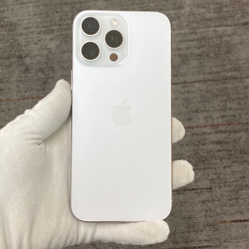 98新 苹果/iPhone 16 Pro Max 256GB 白色钛金属 sim卡限制SPE 编号67948 
