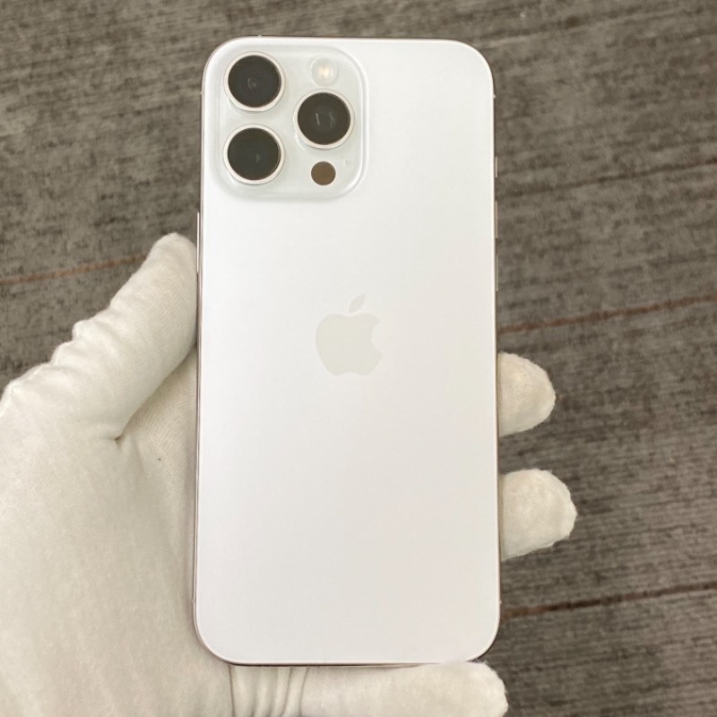 95新 苹果/iPhone 16 Pro Max 256GB 白色钛金属 无锁版 编号35914 