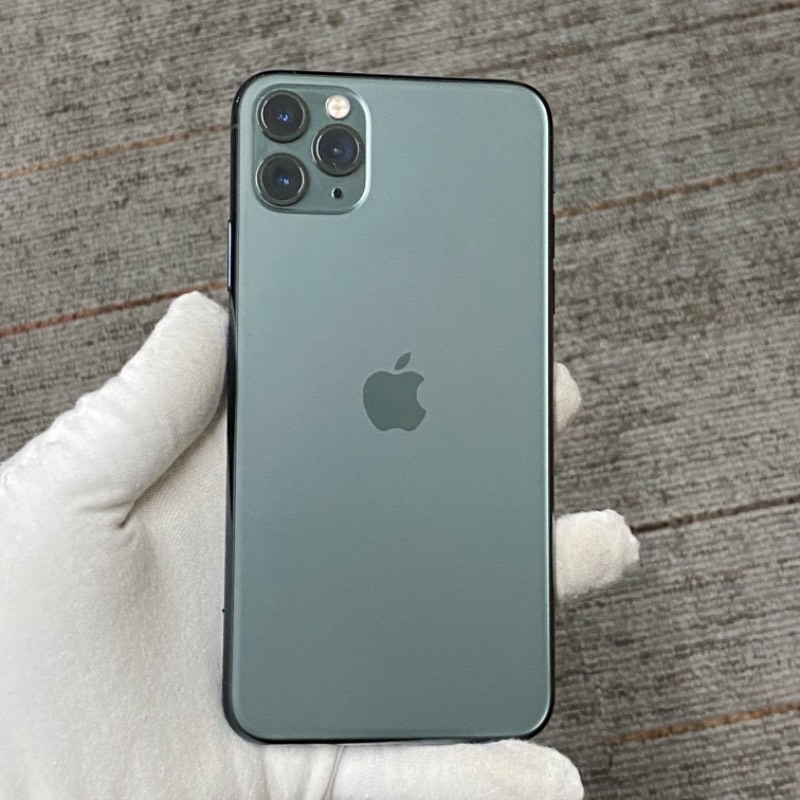 95新 苹果/iPhone 11 Pro Max 256GB 暗夜绿色 国行 编号98175 