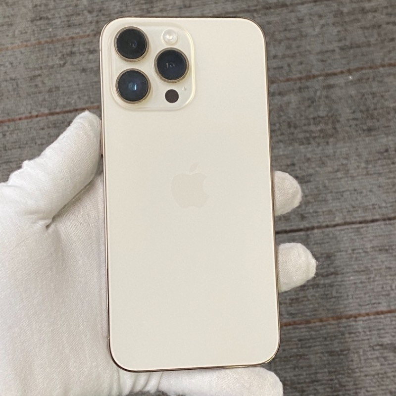 95新 苹果/iPhone 14 Pro Max 256GB 金色 sim卡限制ATT 编号29762 
