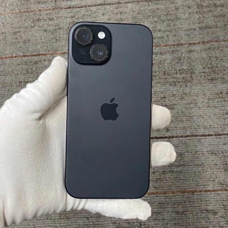 9新 苹果/iPhone 15 128GB 黑色 sim卡限制T-Mobile 编号64018 