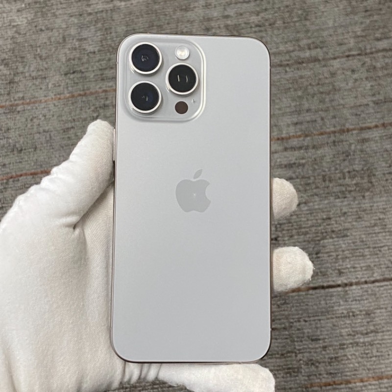 95新 苹果/iPhone 15 Pro Max 256GB 原色钛金属 sim卡限制ATT 编号32841