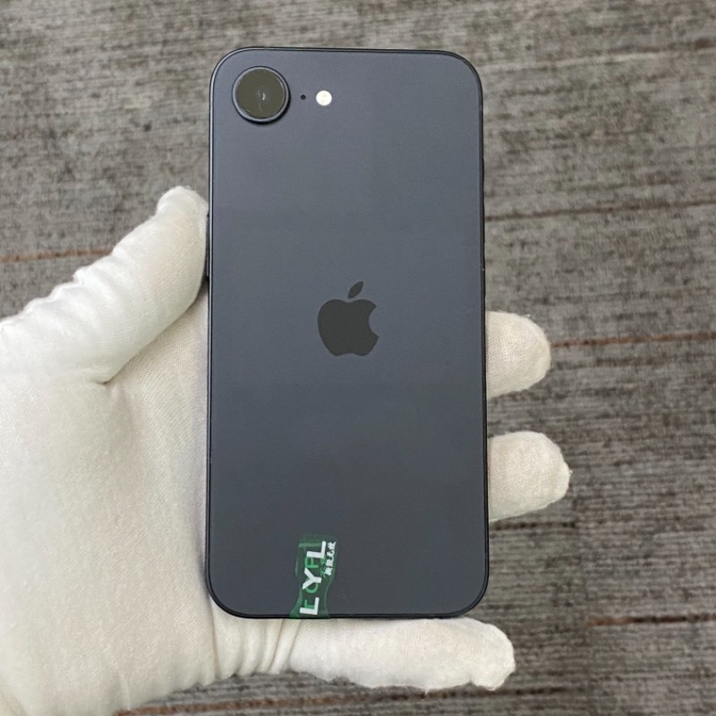 93新 苹果/iPhone 16e 128GB 黑色 sim卡限制TF 编号56291 