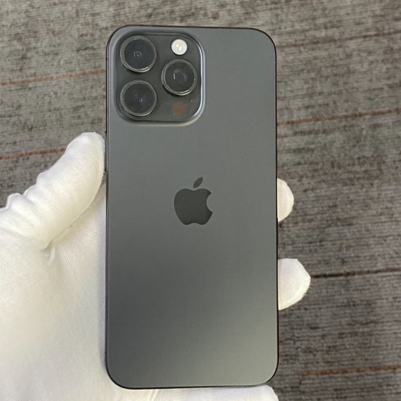 95新 苹果/iPhone 15 Pro Max 256GB 黑色钛金属 sim卡限制ATT 编号31384 