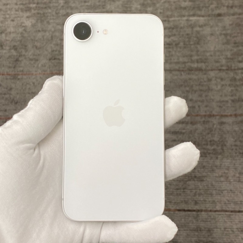98新 苹果/iPhone 16e 128GB 白色 sim卡限制T-Mobile 编号80714 