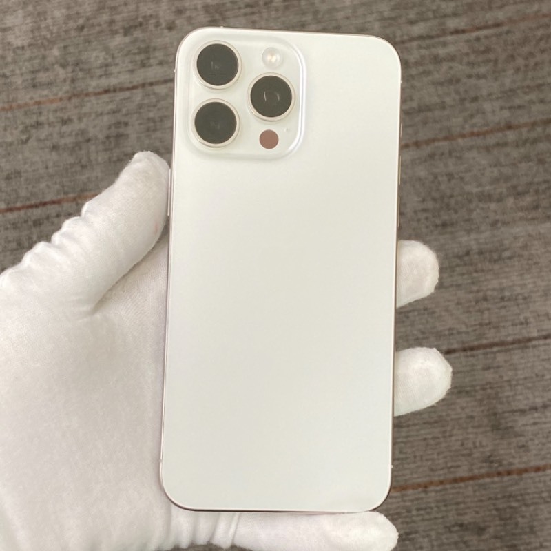 95新 苹果/iPhone 15 Pro Max 256GB 白色钛金属 sim卡限制ATT 编号44556 