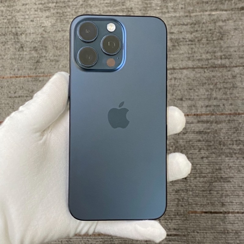 93新 苹果/iPhone 15 Pro Max 256GB 蓝色钛金属 sim卡限制ATT 编号35369 