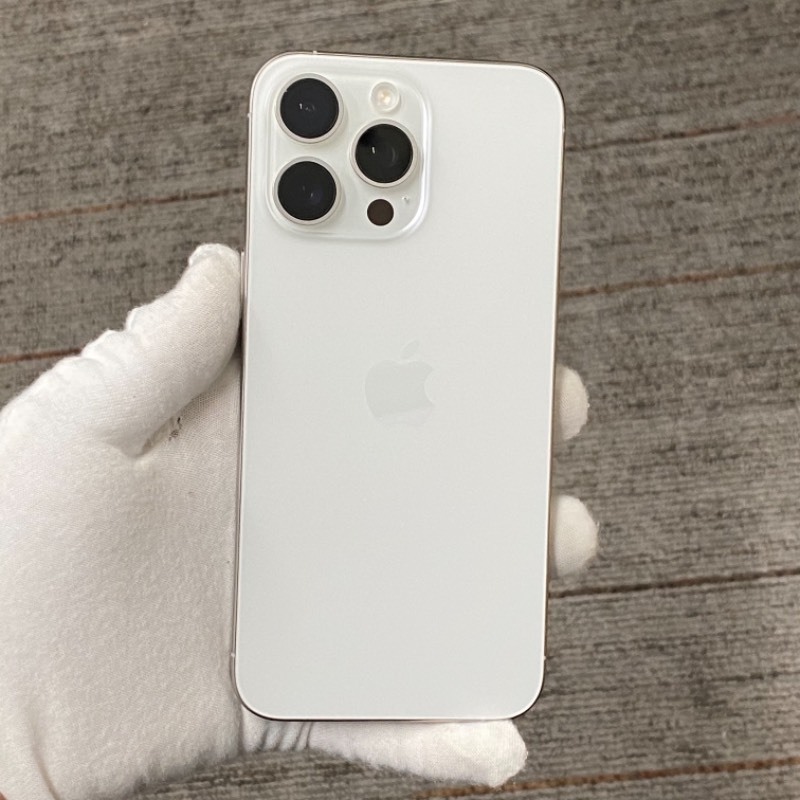 93新 苹果/iPhone 15 Pro Max 256GB 白色钛金属 sim卡限制Ver 编号68125 