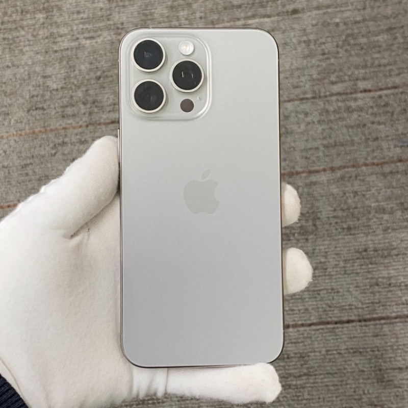 9新 苹果/iPhone 15 Pro Max 256GB 原色钛金属 国行 编号33432 