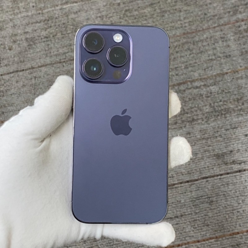 9新 苹果/iPhone 14 Pro 128GB 暗紫色 国行 编号44090 