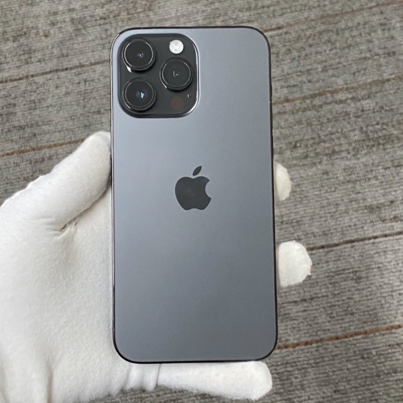 9新 苹果/iPhone 14 Pro Max 128GB 深空黑色 sim卡限制ATT 编号59639 