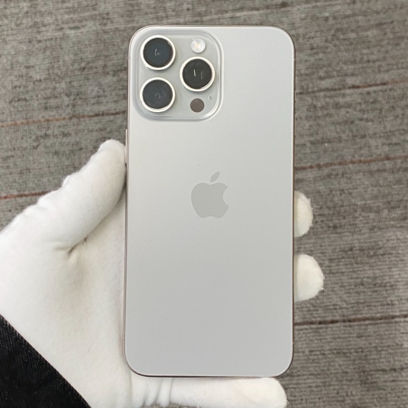 9新 苹果/iPhone 15 Pro Max 512GB 原色钛金属 sim卡限制Ver 编号04386 