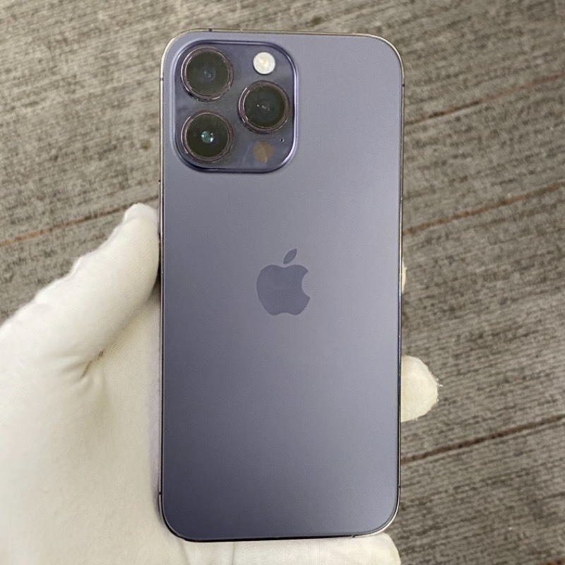 9新 苹果/iPhone 14 Pro Max 256GB 暗紫色 sim卡限制Ver 编号27447 