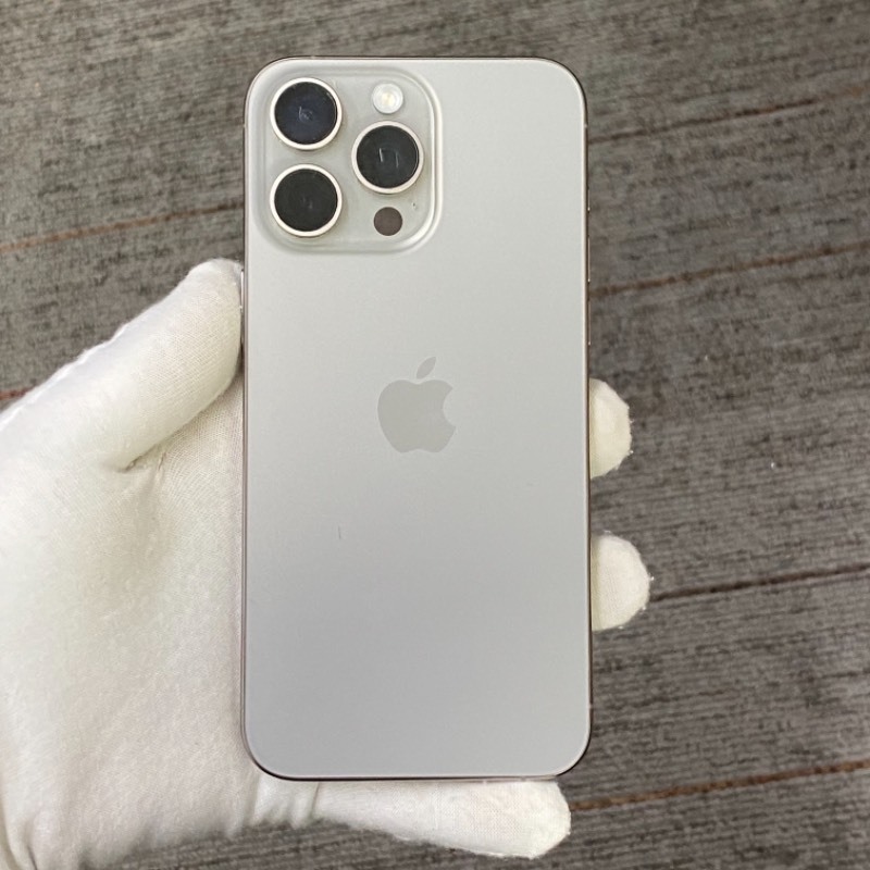 95新 苹果/iPhone 15 Pro Max 256GB 原色钛金属 国行 编号00090 
