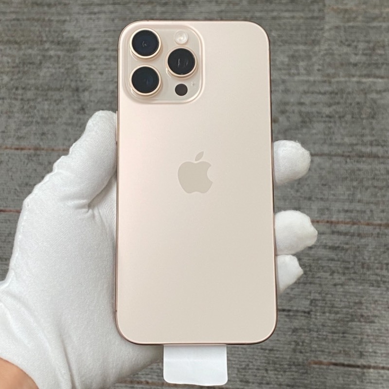 新机 苹果/iPhone 16 Pro Max 256GB 沙漠色钛金属 sim卡限制T-Mobile 编号32417 