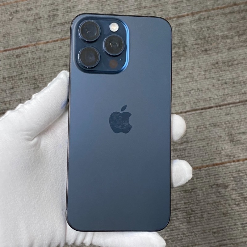 9新 苹果/iPhone 15 Pro Max 256GB 蓝色钛金属 sim卡限制Ver 编号30543 