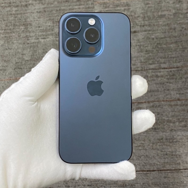 95新 苹果/iPhone 15 Pro 256GB 蓝色钛金属 sim卡限制ATT 编号93515 