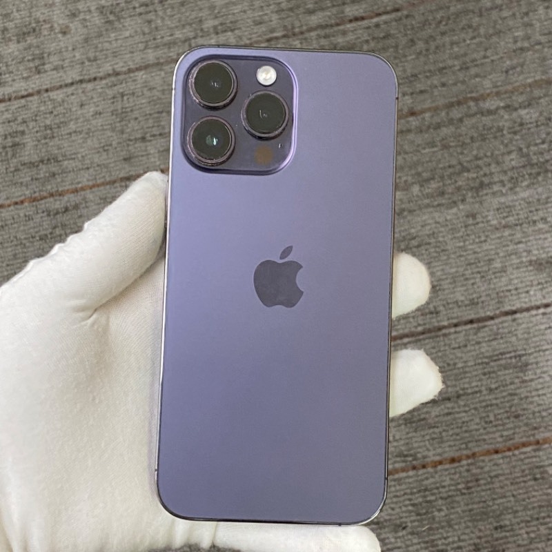 9新 苹果/iPhone 14 Pro Max 256GB 暗紫色 sim卡限制SPE 编号19977 