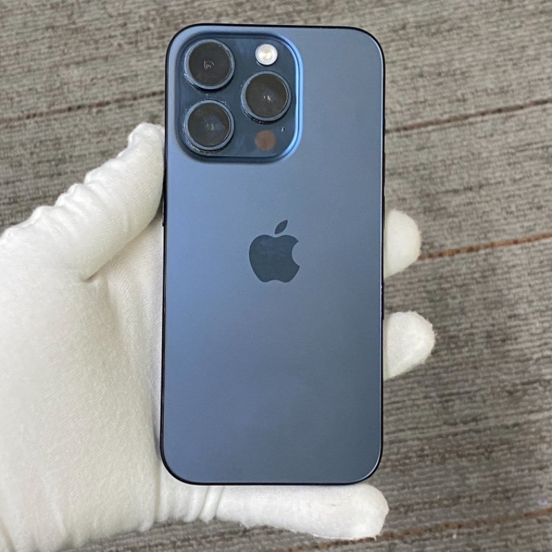 9新 苹果/iPhone 15 Pro 512GB 蓝色钛金属 sim卡限制T-Mobile 编号70332 