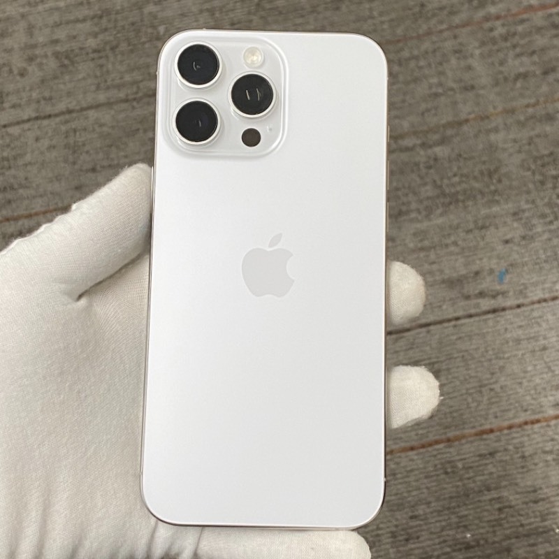 93新 苹果/iPhone 16 Pro Max 256GB 白色钛金属 无锁版 编号14505 