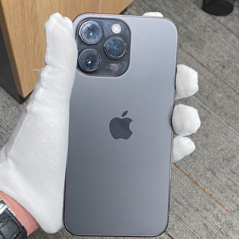 9 新 苹果/iPhone 14 Pro Max 128GB 深空黑色 sim卡限制Ver 编号22014 