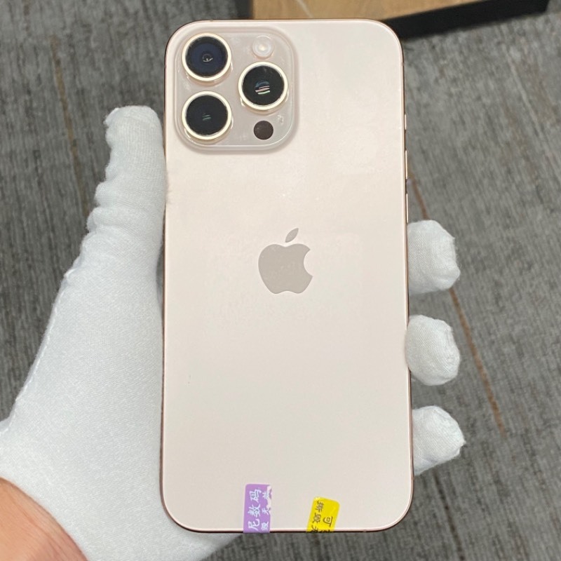 98新 苹果/iPhone 16 Pro Max 256GB 沙漠色钛金属 sim卡限制T-Mobile 编号45633 