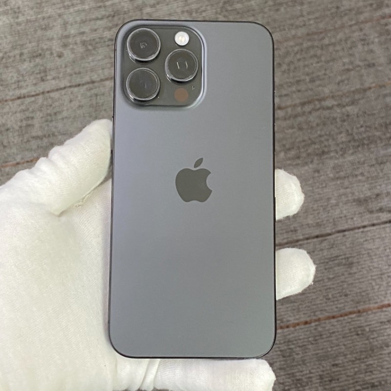 95新 苹果/iPhone 15 Pro Max 256GB 黑色钛金属 sim卡限制Cell 编号24463 