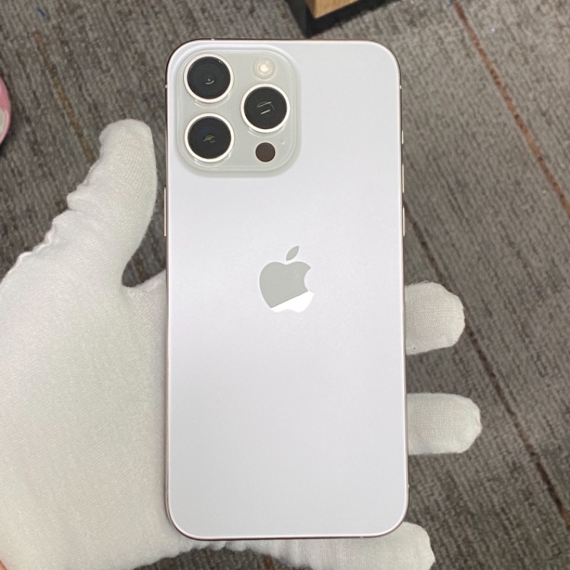 93新 苹果/iPhone 15 Pro Max 256GB 白色钛金属 sim卡限制Ver 编号73320 