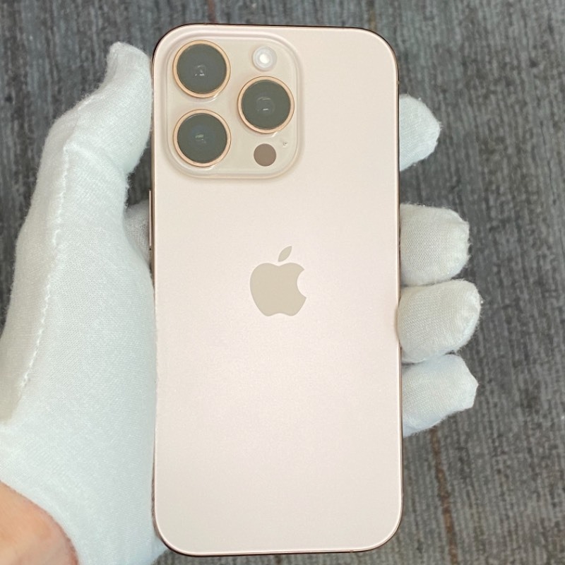 95新 苹果/iPhone 16 Pro 512GB 沙漠色钛金属 sim卡限制T-Mobile 编号54059 