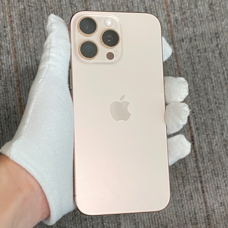 95新 苹果/iPhone 16 Pro Max 256GB 沙漠色钛金属 sim卡限制T-Mobile 编号02773 