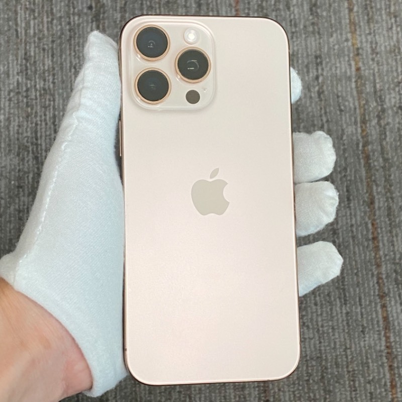 98新 苹果/iPhone 16 Pro Max 256GB 沙漠色钛金属 sim卡限制T-Mobile 编号21923 