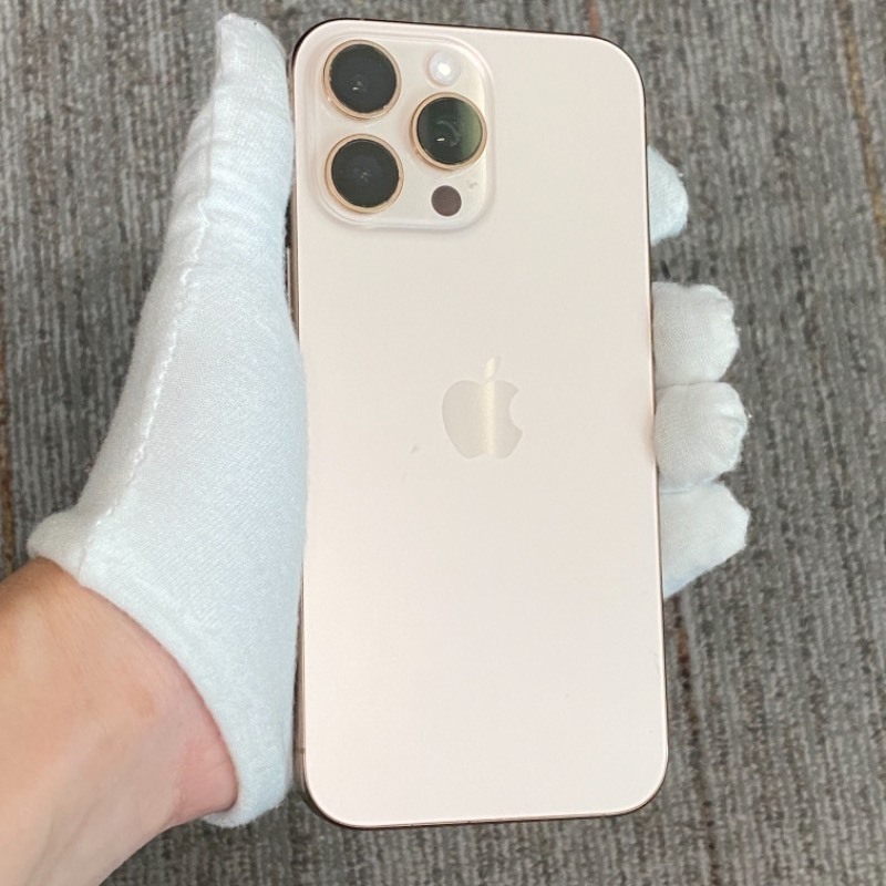 95新 苹果/iPhone 16 Pro Max 256GB 沙漠色钛金属 sim卡限制T-Mobile 编号15913 