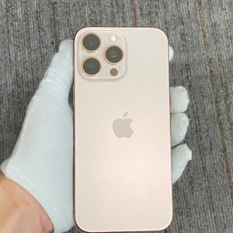 95新 苹果/iPhone 16 Pro Max 256GB 沙漠色钛金属 sim卡限制T-Mobile 编号24927 